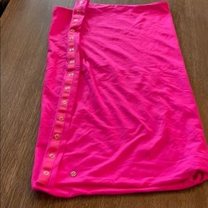 Lululemon Neon Pink Circle Scarf